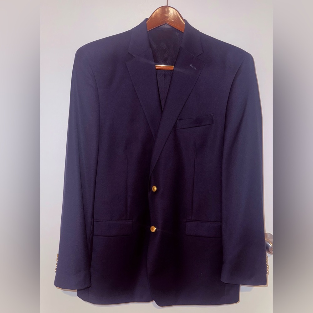 Ralph Lauren Classic Navy Blazer SZ 44L